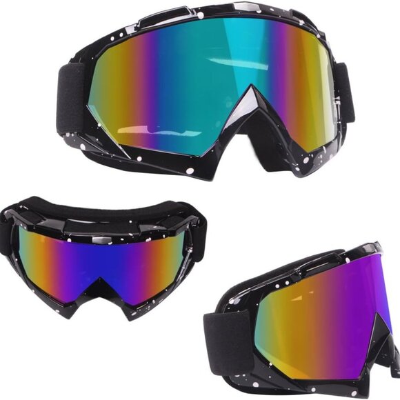 Motorcycle Goggles Dirt Bike Goggles Motocross Goggles Windproof ATV Goggles Dus - Picture 4 of 10